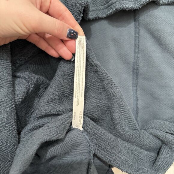 Free People Beach Alyria Pullover Oversized Sweater Shirt Blue Small - Picture 8 of 9